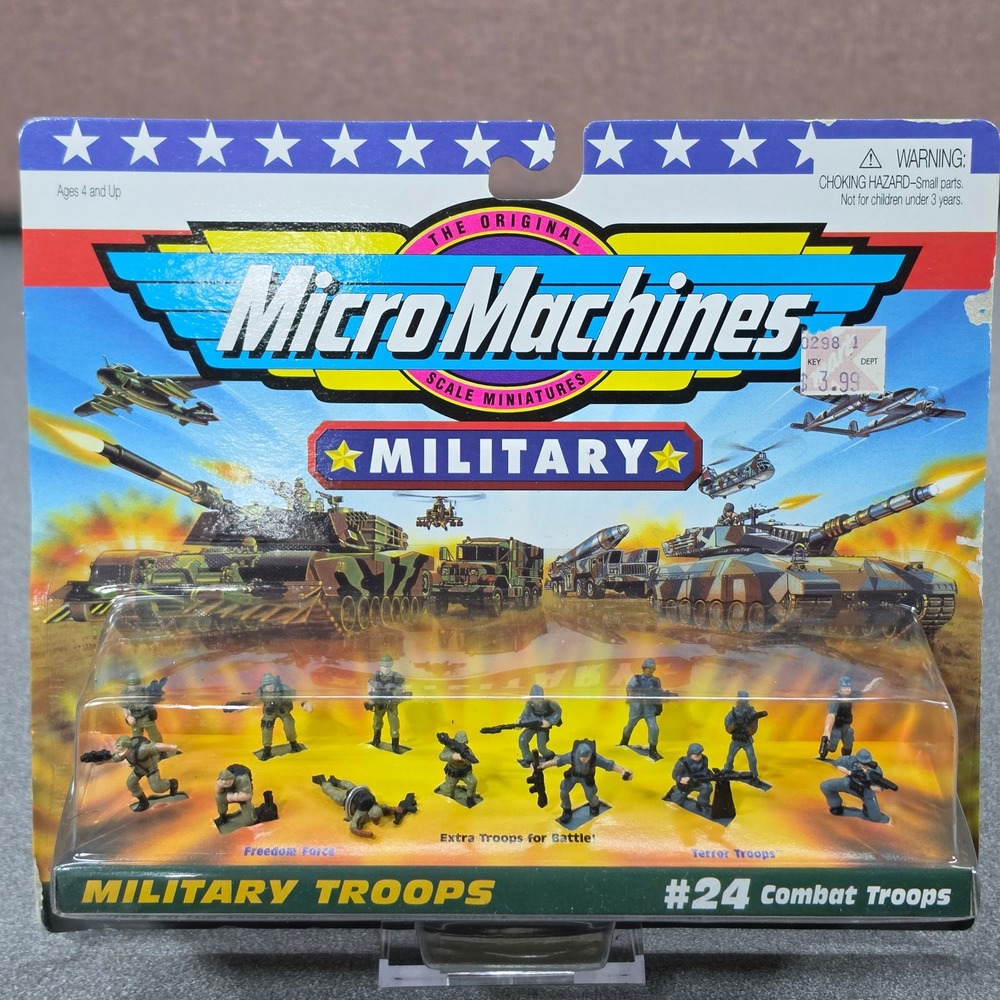 Micro Machines Military Combat Troops #24 Kids NEW Galoob Figures